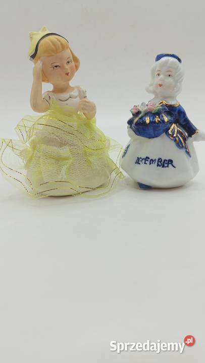 Dwie figurki dziewczynek miesiące Zamość