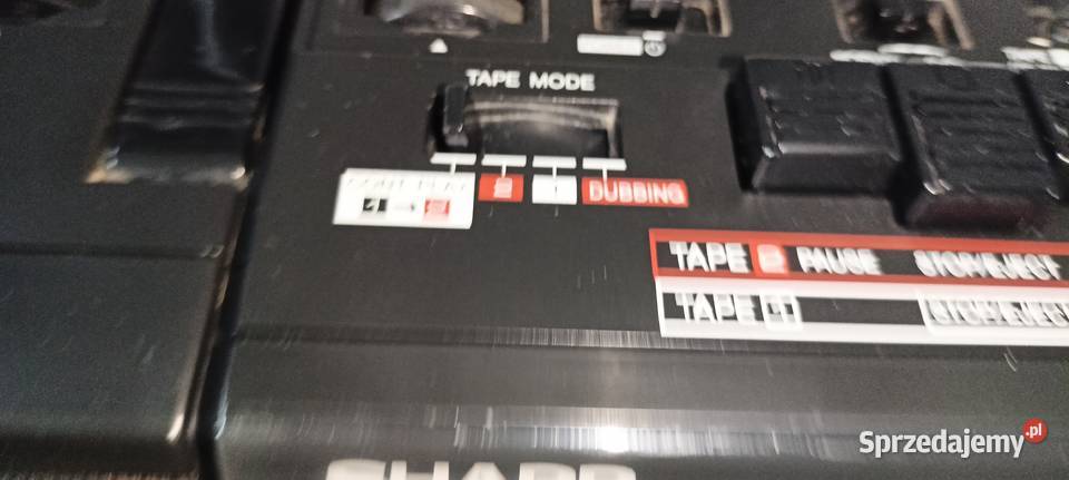 Radiomagnetofon Sharp dwukasetowy