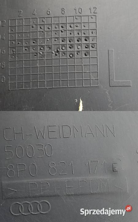 AUDI A3 8P NADKOLE LEWY PRZÓD 8P0821171E Nadkola Pleszew