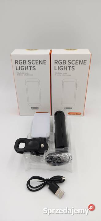 Lampa LED Selfie na Telefon Laptop Mini Panel mazowieckie Ząbki sprzedam