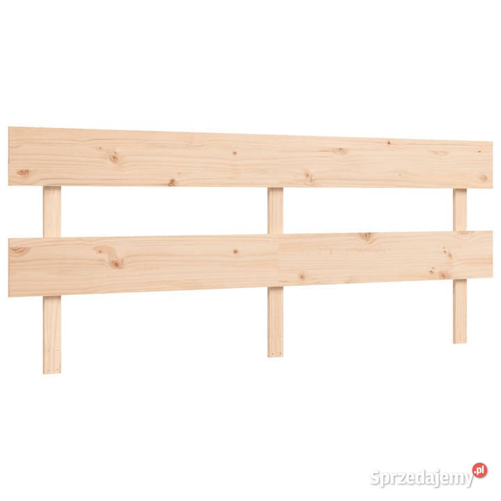 Rama łóżka z wezgłowiem lite drewno 200x200 Warszawa