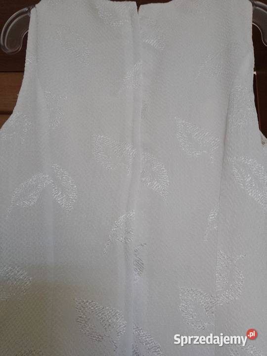 Śliczna biała sukienka Spódnice i sukienki