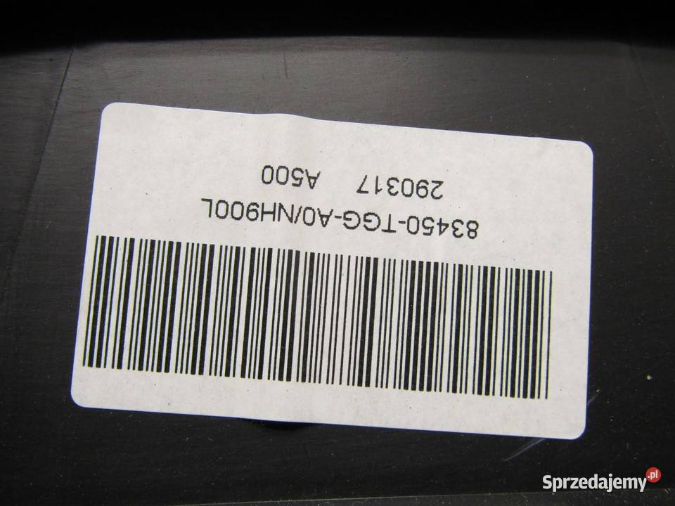 OSŁONA OBUDOWA HONDA CIVIC X 83450TGGA0 osobowe