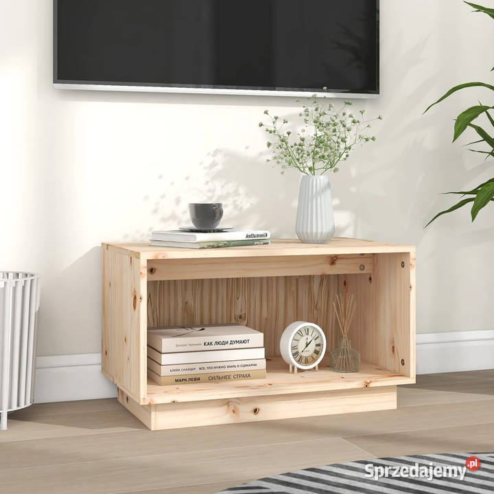 Szafka pod telewizor 60x35x35 lite drewno