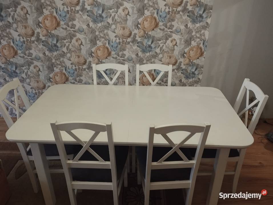 Stół z 6 krzesłami Konarzew sprzedam