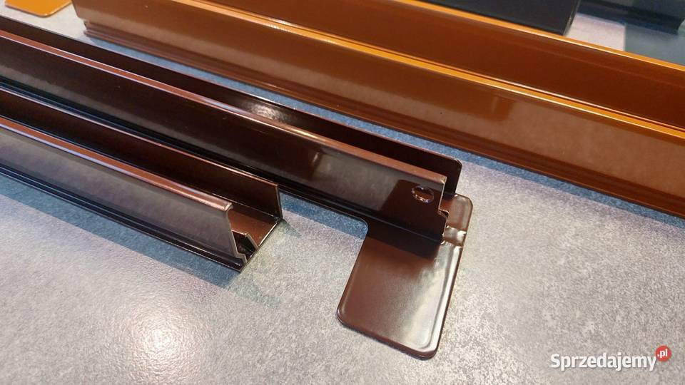 Zaślepki do parapetów ALUMINIOWE łącznik prosty Parapety podkarpackie