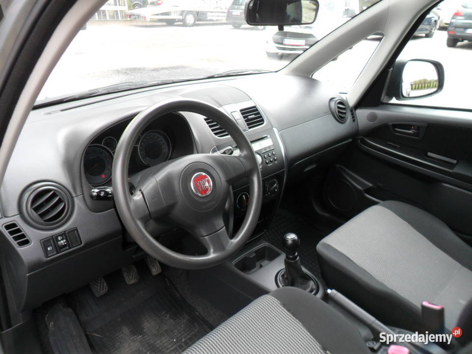 Fiat Sedici 16 gaz stan welurowa tapicerka Grudziądz