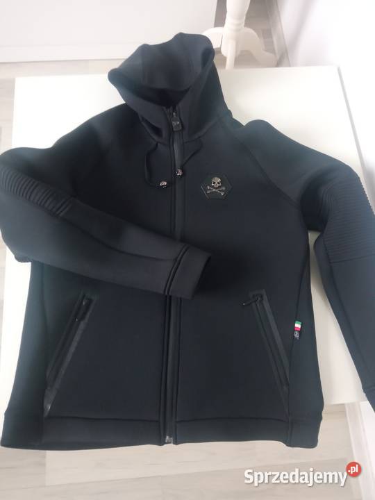 Philipp Plein męska czarna kurtka bluza Rozmiar 3XL Osieczna
