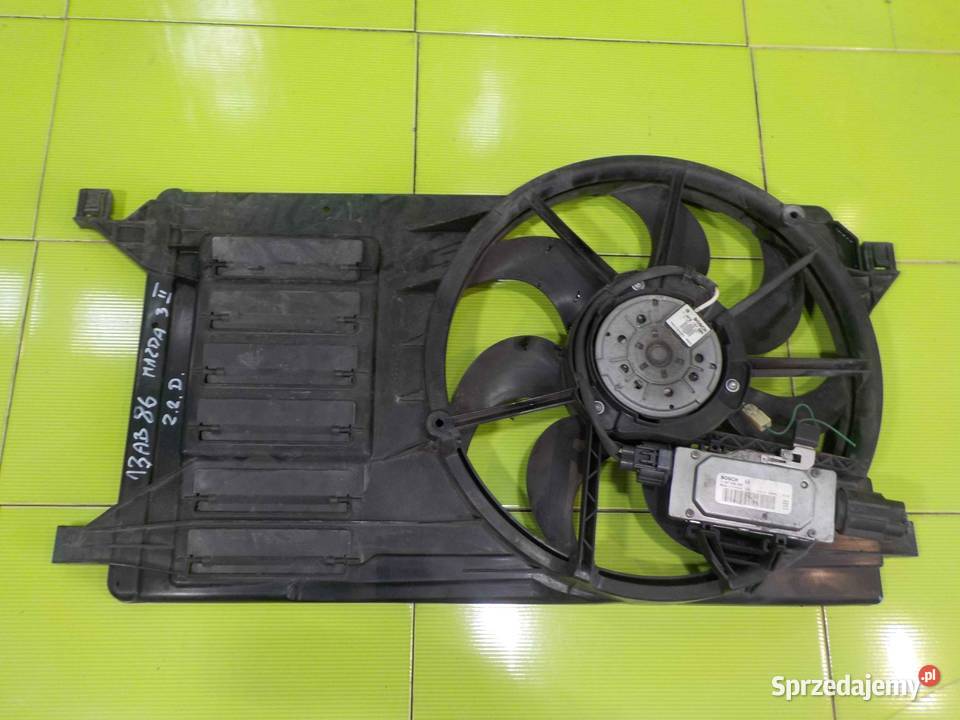MAZDA 3 II BL 22 D 09r wentylator chlodnicy Części samochodowe Suków