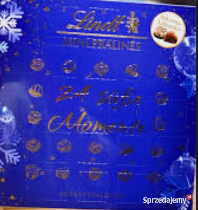 Kalendarz adwentowy Lindt nowy zafoliowany Bolesławiec
