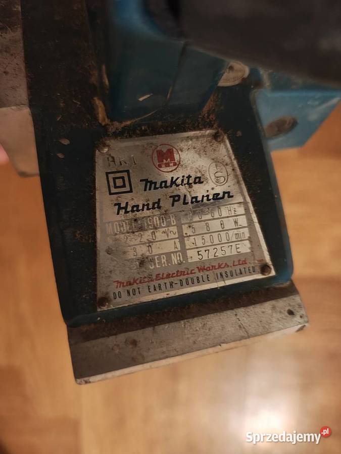 strug elektryczny marki Makita model 1923B Strugi lubelskie Lipsko-Polesie