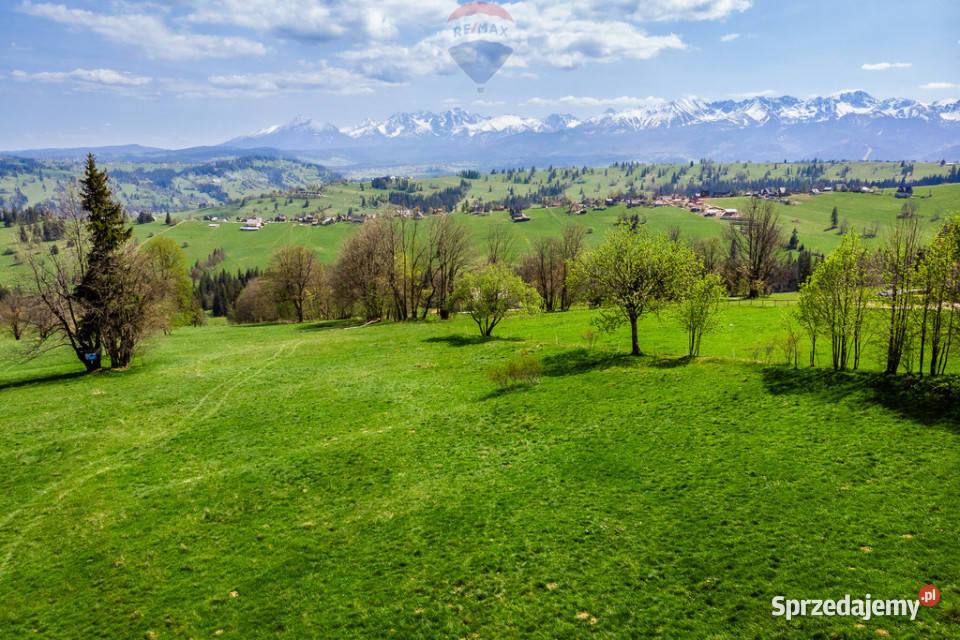 DZIAŁKA BUDOWLANA SIEROCKIE WIDOK NA TATRY budowlana