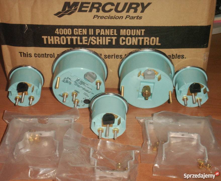 Nowe zegary wskazniki Mercury do lodzi motorowki Łodzie i motorówki Augustów sprzedam
