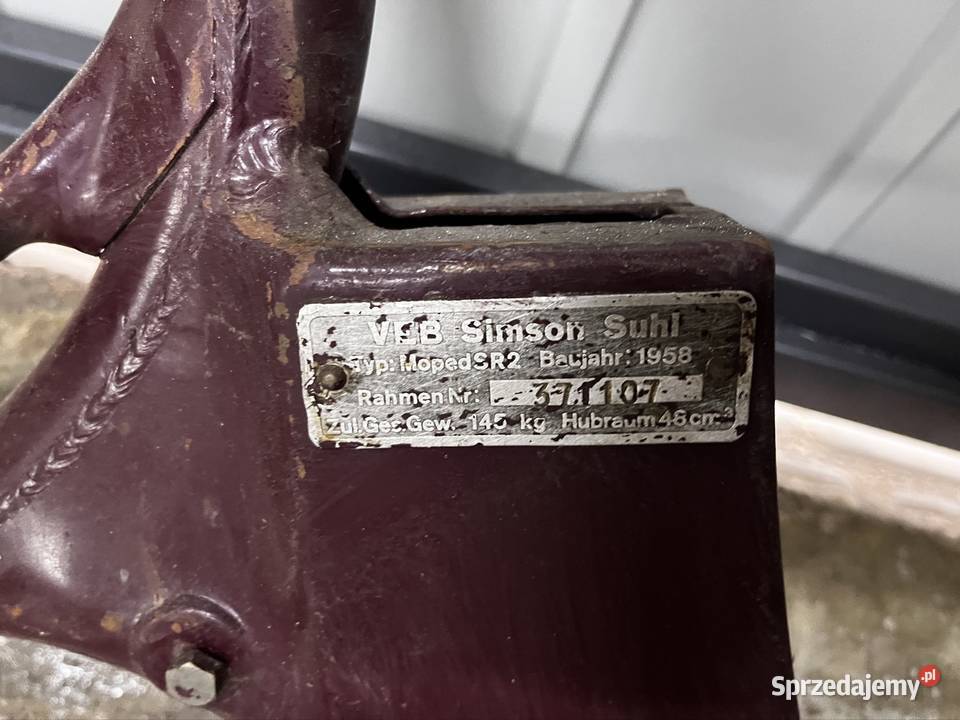 Simson sr2 rama opolskie Opole