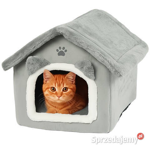 Legowisko kota domek szary 25706 Grybów sprzedam