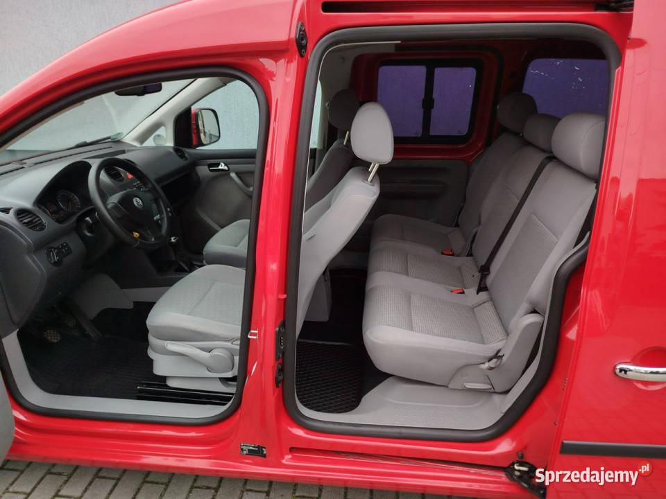 Volkswagen Caddy 2009r KLIMA 7 osobowy 2 L 8V Kombi kujawsko-pomorskie