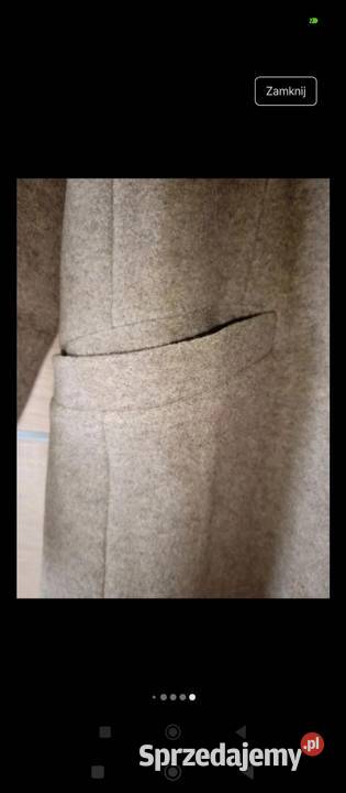 Płaszcz kistermann długi wełna kaszmir m beż Inny materiał lubelskie Biłgoraj