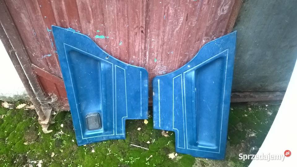 Boczki tylne Golf 1 niebieskie Łódź