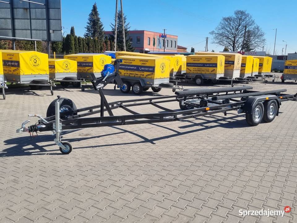 Przyczepa podłoodziowa ciężarowa 255 szeroka do Lesznowola