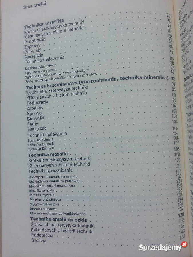 2927 Techniki Malarskie Spoiwa Mineralne Szczecin sprzedam