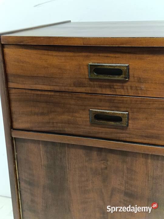 komoda sideboard vintage PRL design pod tv długa Radomsko