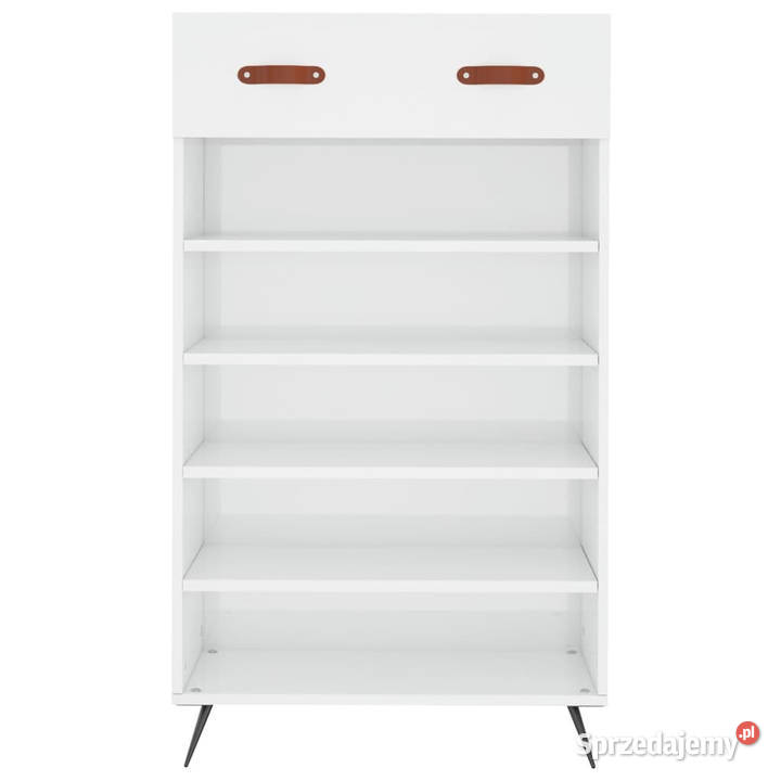 Szafka na buty wysoki połysk biała 60x35x105 Warszawa