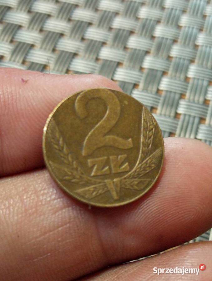 Sprzedam 2 zlote 1987 destrukt duzo mniejszy Numizmatyka Chełm sprzedam