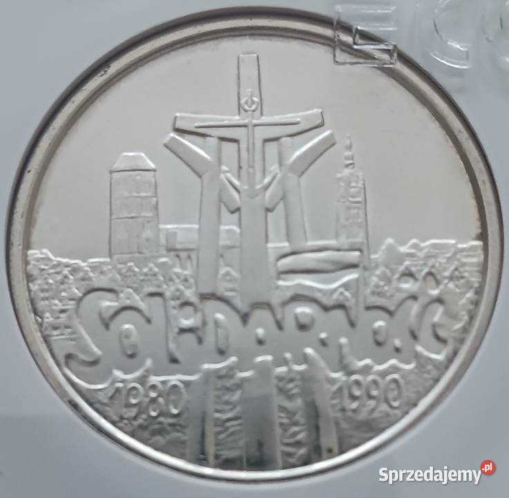 100 000 Solidarność 1990 r Typ B 4 GCN MS 63 Konin