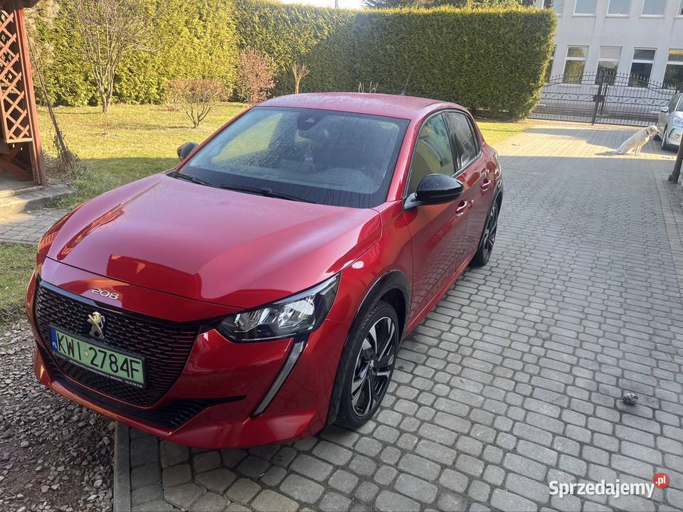 Peugeot e208 2022 53000 salon gwarancja 53000km