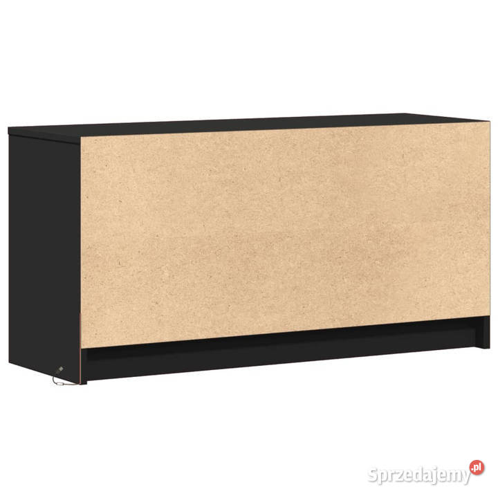 Szafka TV z LED czarna 100x34x50 materiał mazowieckie Warszawa