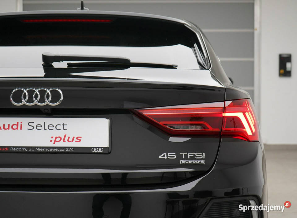 Audi Q3 Sportback 45TFSI 245 Quattro Sline kurtyny powietrzne Kielce