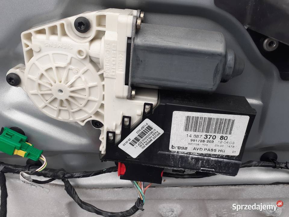 PEUGEOT 807 SILNICZEK SZYBY PRZÓD PRAWY Ostrów Wielkopolski