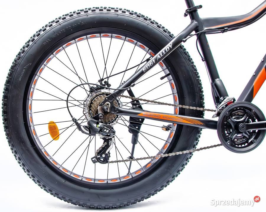Rower Fatbike Terenowy Shimano Szerokie Opony 26