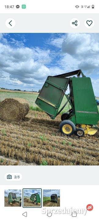 Prasa John Deere 550 Kowalewo Pomorskie sprzedam