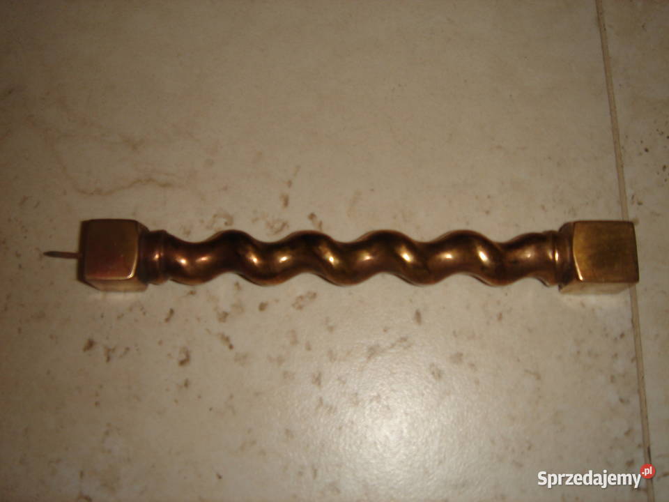 Stare kolumienki mosiężne Łódź