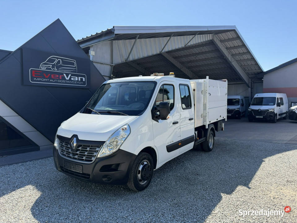 Renault Master Wywrotka Brygadówka 6osobowa doka wielofunkcyjna kierownica mazowieckie Warszawa