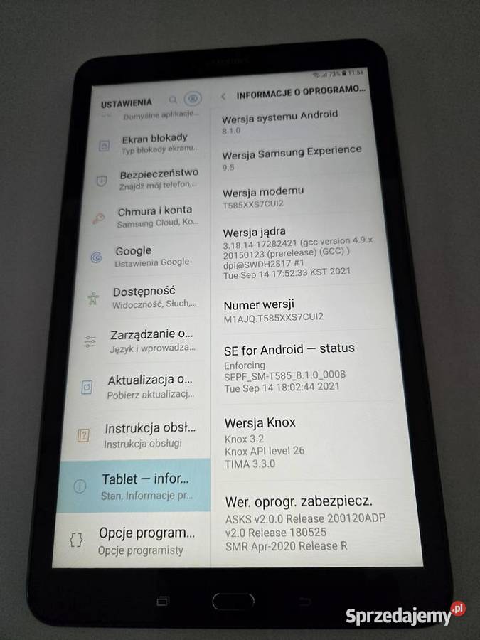 Tablet Samsung A6 16GB 2 RAM 10 2GB