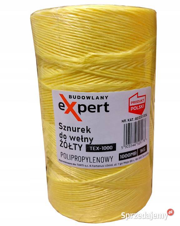 Sznurek do wełny mineralnej pleciony