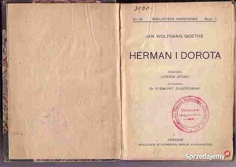 4790 HERMAN I DOROTA JAN WOLFGANG GOETHE Czyrna