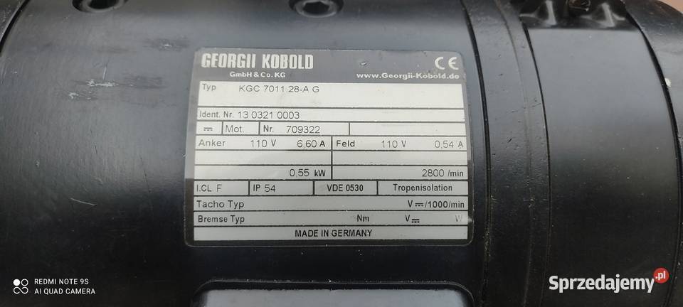 silnik synchroniczny GEORGII KOBALD KGC 7011 28A Nowy Tomyśl