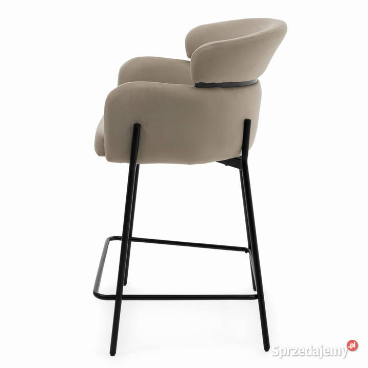 Hoker Tapicerowany Bolzano Ciemnobeżowy Wysyłka Hokery Tarchały Małe