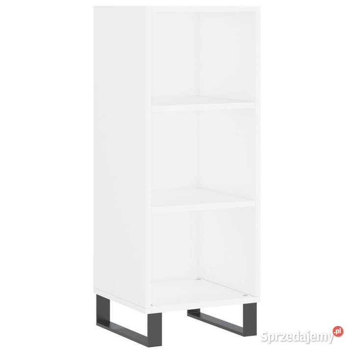 Wysoka szafka biała 345x34x180 materiał Warszawa sprzedam