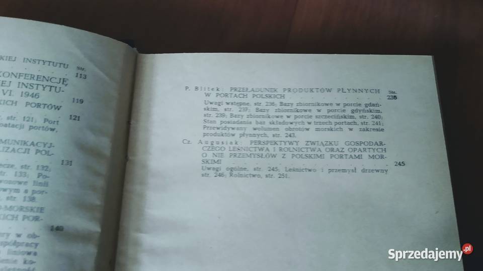 Specjalizacja polskich portów morskich protokół Gdańsk