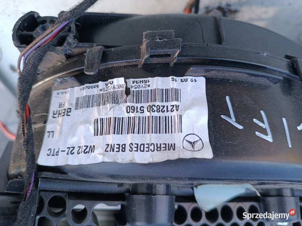 NAGRZEWNICA MERCEDES W212 LIFT A2128305160
