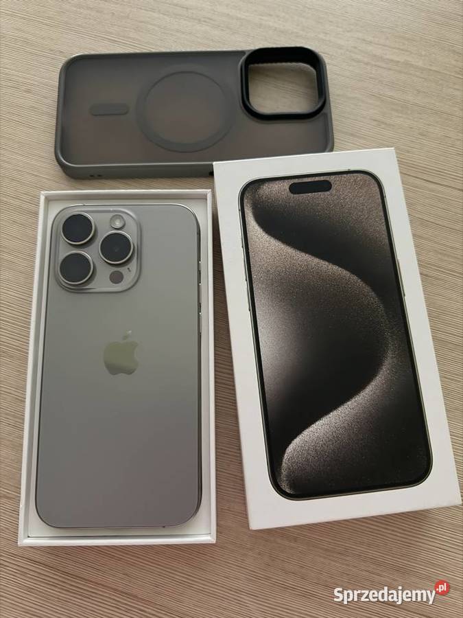 iPhone 15 pro Tytan naturalny Olsztyn