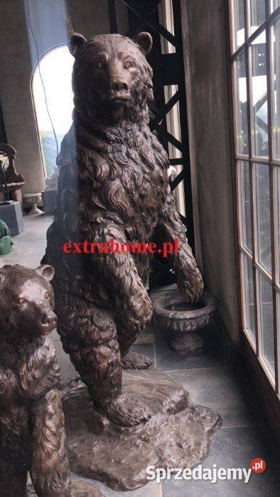 Niedźwiedź figura z brązu H120