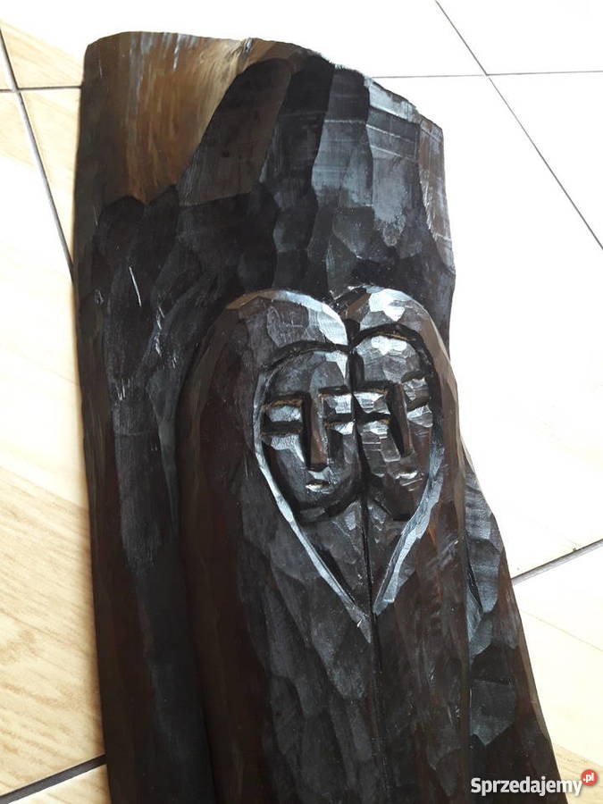 Płaskorzeżba w drewnie twórczość ludowa Janów Lubelski sprzedam