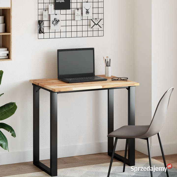 Blat do łazienki 80x60x2 surowe drewno akacjowe