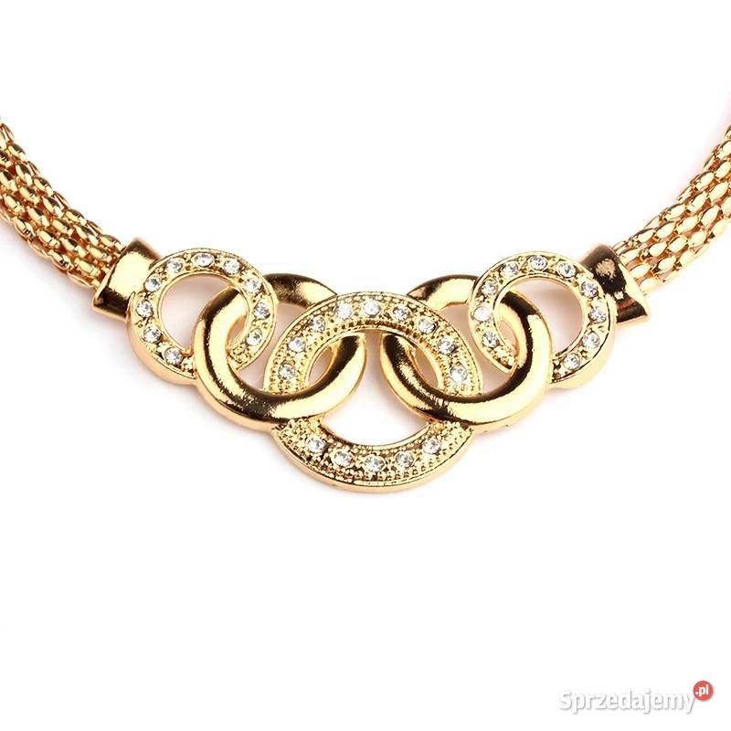 3 cześć elegancki komplet biżuterii Kołobrzeg