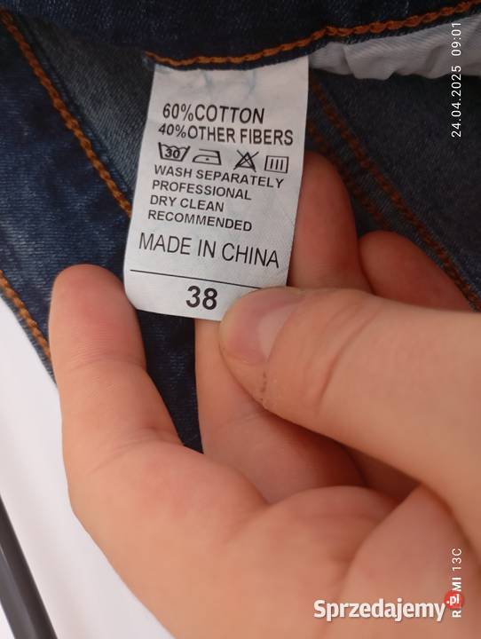 spodnie męskie jeans 38 streetwear Radom